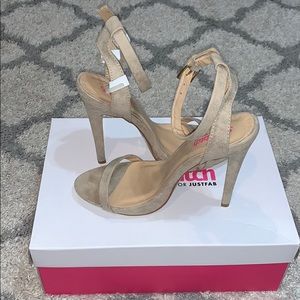 Nude Strappy Stilettos